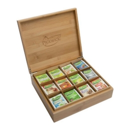 Pickwick | Professional Theekist Bamboe 12-Vaks