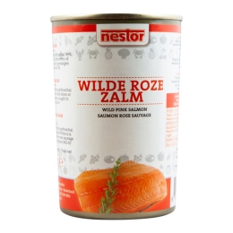Nestor | Fancy Wilde Roze Zalm Blik | 425 gram