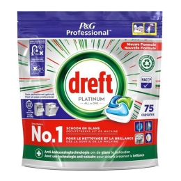 Dreft | Vaatwas Platinum Regular All-In One | 75 stuks