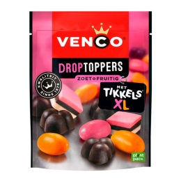 Venco | Droptoppers Fruitig | 10 x 225 gram