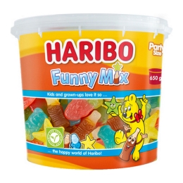 Haribo | Fruitgommix Silo | 6 x 650 gram