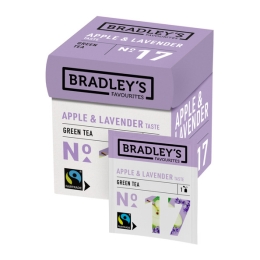Bradley's | Favourites Green Tea Apple Lavender | 6 x 12 x 1,75 gram