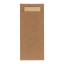 Bestekzakje | Pochette Kraft - Naturel Servet | 600 stuks
