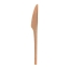 Mes | Bruin 170mm | 50 stuks